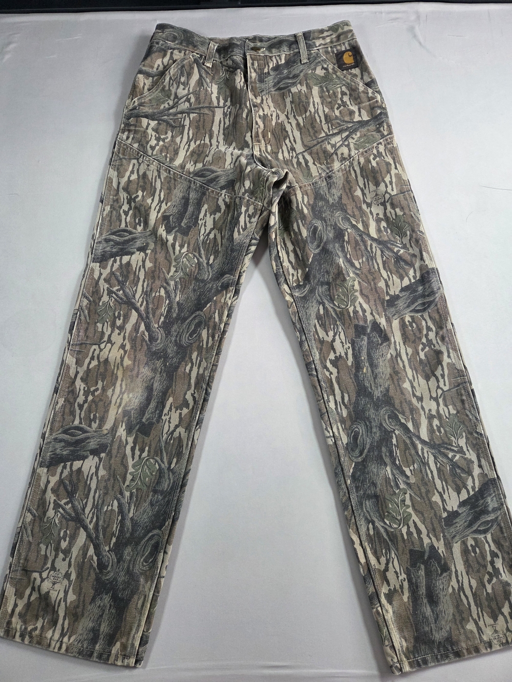 Carhartt 1980s Vintage Men’s Camo Double Knee Jeans 34x34 Fit 33x34